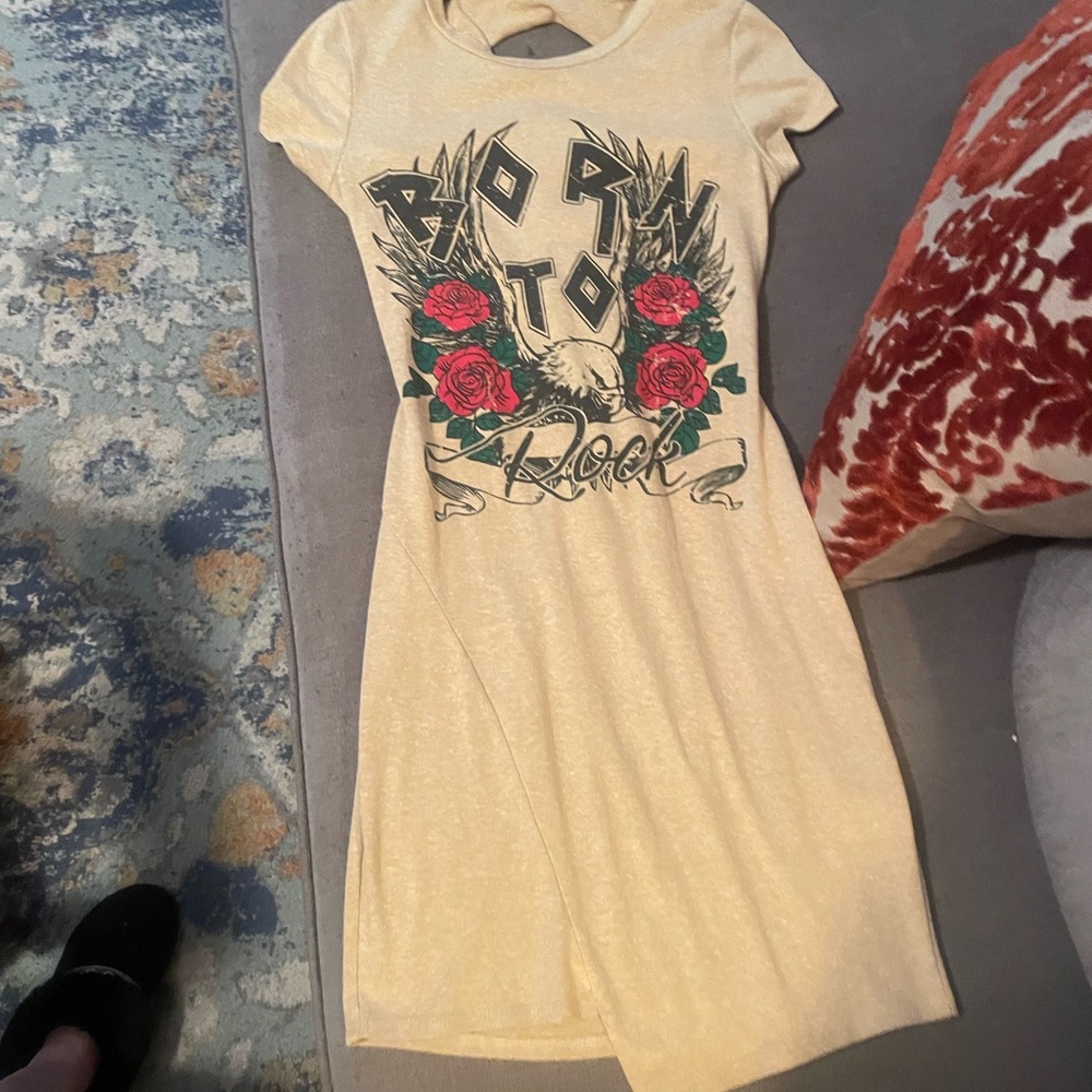 Born to Rock Graphic Dress